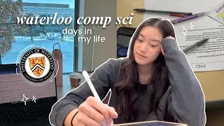 day in the life | waterloo computer science, senior year & productive studying