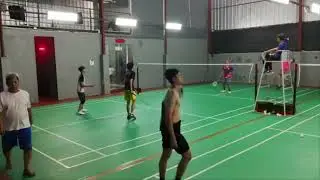 Mabar badminton PB Sudirman vs PB gemilang 