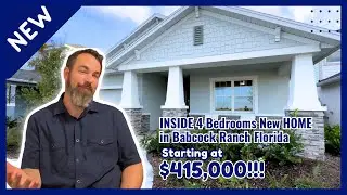 NEW Home Tour Sweetwater at Babcock Ranch FL