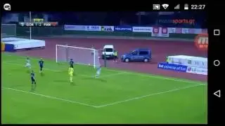 Lazaros Lamprou-Panionios Mvp vs Gorica Away-1 goal and 1 assist