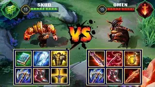 SKUD vs OMEN | FULL BUILD FIGHT | Li&ecirc;n Qu&acirc;n Mobile/AOV/ROV