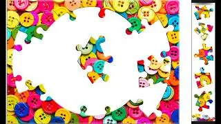 *Bright Button Puzzle*#buttons #jigsawpuzzle  #colorful 🚀@puzzlemaster1034