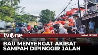 Sampah Menggunung di Pasar Cimanggis Picu Kemacetan | Kabar Petang