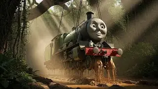 Saving a RUSTY Giant Thomas the Tank Engine! Complete Restoration ASMR