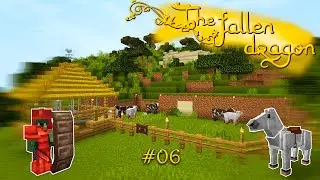 Fallen Dragon #06 - НЕМНОГО ЖИВОТНОВОДСТВА - В ПОДСАДЬЕ ЗА УТЕРИУМОМ - майнкрафт 1.18.2 с модами
