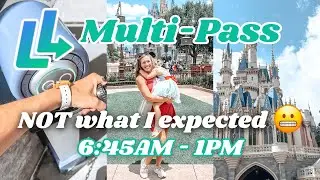 My REALISTIC Experience Using Lightning Lane Multi-Pass on LAUNCH DAY at Magic Kingdom