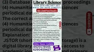 UGC NET Library Science I Net Qualified Faculty I Online Class Available #libraryscience #ugc #jrf