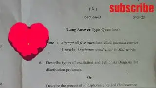 M.Sc chemistry examination paper 2015 photochemistry ,by jain sonam