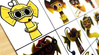 Drawing Sprunki OC ( Bailey ) Phase 1-12 INCREDIBOX SPRUNKI/Fanmade/Mod