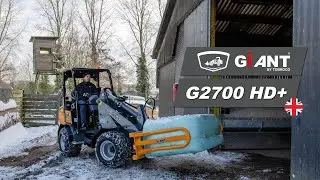 MINI LOADER AT WORK IN THE AGRICULTURAL SECTOR // GIANT G2700 HD +