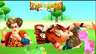 SCARY TEACHER 3D  🪨stone age 🔥funny gameplay in tamil |@Thirutamil2024 