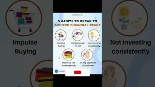 What are the 5 habits to break to achieve financial peace?| Personal Finance| How to money