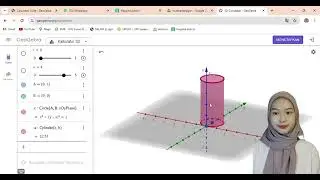 Membuat Jaring-Jaring Tabung Menggunakan Aplikasi Geogebra  |Bangun Ruang Sisi Lengkung #tabung