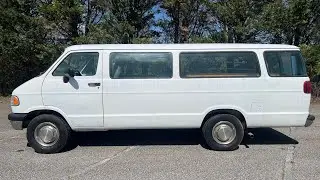 1997 Dodge Ram B3500 Cargo 15 Passenger Church Van 1 Owner Fleet Maintained Cold F & Rear Air & Heat