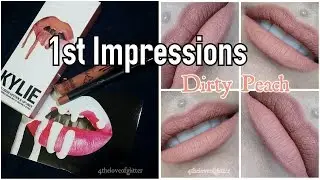 KYLIE LIP KIT: First Impressions (Dirty Peach)