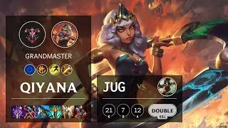 Qiyana Jungle vs Nidalee - EUW Grandmaster Patch 11.20