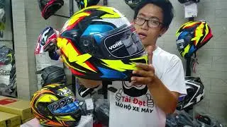 Go with Minc review tinh tế Fullface Yohe helmet 978 Kakalot - Yohe 978 bản giới hạn từ Tài Đạt