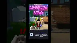 🙌NEW UMBRITE RING🔥 #roblox  #prospecting  #ring  #new