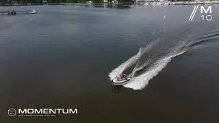 Momentum M10 Electric Outboard: Powers Family of 6 up on plane!