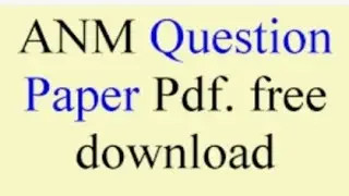 ANM 1st year question paper 2021 of child health nursing