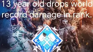 World record damage in apex legends.