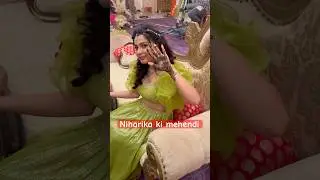 Niharika ne lgayi pratham k naam ki mehndi #music #dj #punjabidj #happylohari