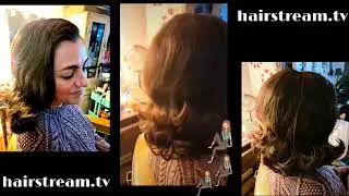 The bubble flip vintage hairstyle by Lisa Fiorentino hairstreamtv