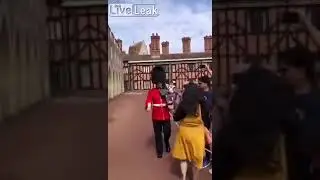 Liveleak - Chinese woman kicked away by royal guard
