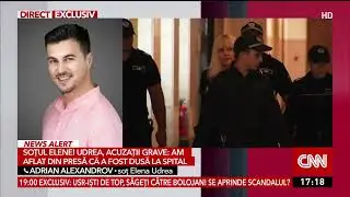 Soțul Elenei Udrea, în direct la Antena 3 CNN