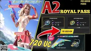 A2 Royal Pass Pre order Perks Event Explain 🔥 Get Free CloudSwift Glider & More perks #pubgmobile