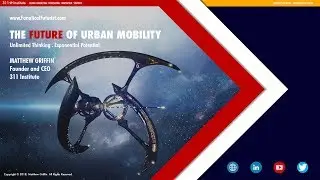 The Future of Urban Mobility | GITEX, Dubai | Matthew Griffin | Futurist Keynote Speaker