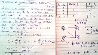 Quadratic Assignment Problem Example | DAA | lec-38