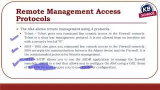 10  Remote Management Access to the Firewall