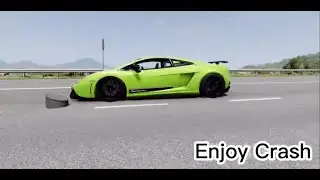 Different Speed Bumps V/S Cars - BeamNG | Enjoy Crashes