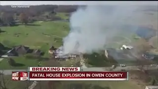 House explodes in rural Owen County, killing 1 person