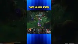 Faker SoloKill Jensen #leagueoflegends #faker #jensen