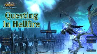 World Of Warcraft Classic💠Tauren Death Knight Gameplay In Hellfire