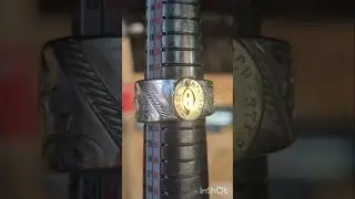 Watch a old used bullet shell transformation into a unique ring✨️ #handmade #bullet
