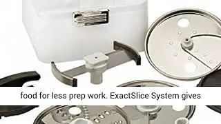 KitchenAid KSM2FPA Food Processor Attachment with Commercial Style Dicing Kit