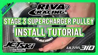 Riva Racing Stage 3 Supercharger Pulley Complete Installation Tutorial - Kawasaki Ultra 310 Jet Ski
