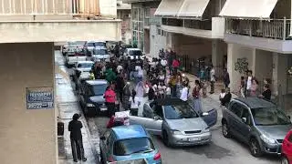 Gypsy Wedding Party in the Streets of Athens, Greece
