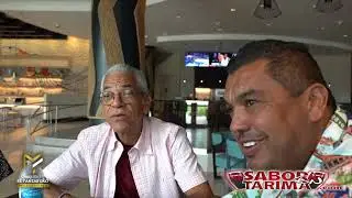 Carlos Cuto Soto con Sabor en tarima