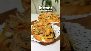 Instant Mushroom Toastie #mushroom #toast #breakfast #snacks #ytshorts #recipe #tuesday #easyrecipe