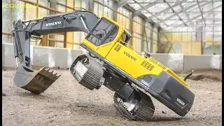 STUNNING RC Trucks and heavy RC Machines work hard!
