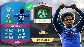 86 WILLIAN SBC CHEAPEST SOLUTION - Squad Builder Challenge FIFA 17 Cheap