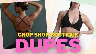 Crop Shop Boutique Dupes (Aoxjox on Amazon and AliExpress Sports Bras)