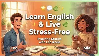 Learn English & Live Stress-Free | Inspiring Stories with Leo & Mia
