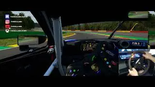 ACC Online VR at Spa with Wheel Cam - Oculus Quest 2