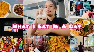 මෙහෙමත් කෑමක් දෙයියනේ 😂|What I Eat In A Day 🍲🥤|Sinhala Daily Vlog