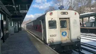 ᴴᴰ Railfanning the Metro north Railroad in snow! - 1/7-1/8/2022
